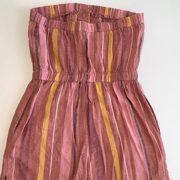 🌸 3/$10 Urban Outfitters Vertical Striped Romper - Picture 4 of 7